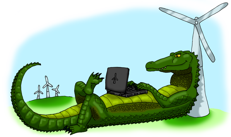 Green Gator Logo